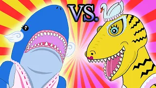 New 2022! Team SHARK VS. Team DINO "BALLET SHARKY on Dinosaurios Stage" #84 (+BEST OF!!)