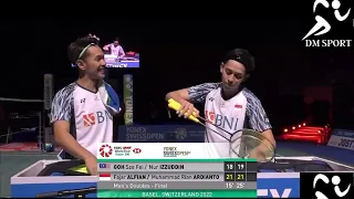 Swiss Open 2022 MD Final | Malaysia New Star Goh Sze Fei/Nur Izzuddin vs Indonesia Alfian/Ardianto