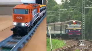 Lego Slavic Train V2 side by side (with hardbass)