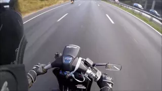 Woolacombe Scooter Rally 2016  Playing on the Motorway