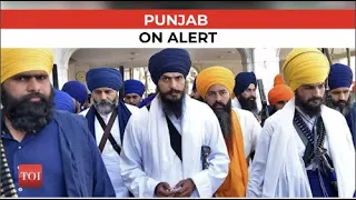 Khalistan leader Amritpal Singh likely to surrender today,? | Punjab on high alert