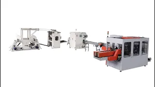 High speed automatic box drawing facial tissue paper making machine production line#shorts