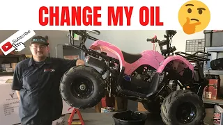 How To Change Oil On A Chinese ATV Using A 17 mm