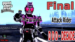 Gta Sa MOD Kamen Rider Decade Complete Final Attack Rider