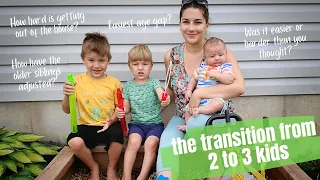 Our Transition from 2 to 3 Kids | Age Gaps, Older Siblings, Mom Life