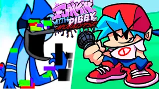 FNF vs Pibby |  Delito - Mordecai | Come And Learn With Pibby | Learn With Pibby | FNF MOD