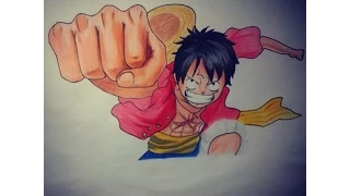 Speed Drawing Luffy- One Piece