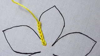 hand embroidery super easy unique stitch flower design creation needle work