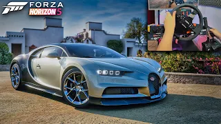 Forza Horizon 5 gameplay 4k Bugatti Chiron sunday ride