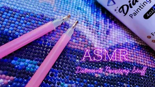 ASMR Softly Tapping on Beads, Crinkle Sounds and Sticky Sounds (No Talking)