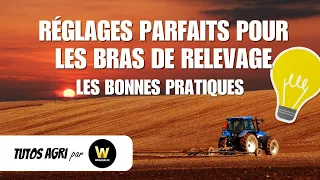 Bras de relevage de l'équipement agricole