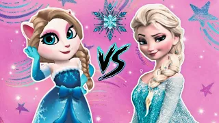 My Talking Angela 2 / Angela Vs Elsa ❄️/ New Update Gameplay 💖✨ #cosplay