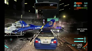 Police Chases BMW M3 GTR From Palmont To Rockport [W2C MOD] NFS World Map In NFS Carbon BMW M3 GTR