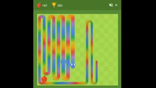 Google Snake Normal Mode Completed | 252 Apples