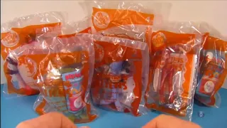 2009 MONSTERS vs ALIENS SET OF 8 McDONALD'S HAPPY MEAL MOVIE TOY'S VIDEO REVIEW (Reversed)