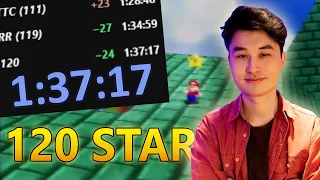 (Carpetless PB) 1:37:17 Super Mario 64 120 Star Speedrun