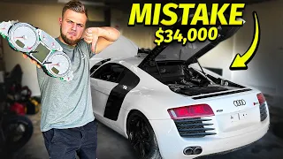 I BOUGHT A FLOODED Audi R8 With Only 5,600 Miles..