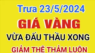 Giá vàng hôm nay 9999 trưa ngày 23/5/2024 - GIÁ VÀNG MỚI NHẤT-Bảng giá vàng 9999 sjc 24k 18k 14k 10k