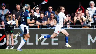 Tournoi des Six Nations 2023  : Victoire du XV de France féminin contre l’Écosse (55-0)