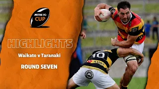 RD 7 HIGHLIGHTS | Waikato v Taranaki (Mitre 10 Cup 2020)