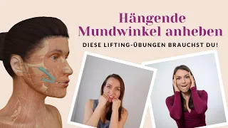 Hängende Mundwinkel anheben: 2 effektive Lifting-Übungen!