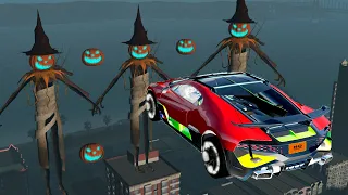 Halloween Comes With Spooky Monsters - BeamNG.drive (Halloween Special)