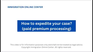 USCIS Premium Processing of your immigration case