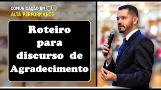 LIVE #04   -  Roteiro para discurso de agradecimento