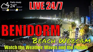 Benidorm Live Beach Cam 🇪🇸 Streamed 18th October 2023 (4-LD)