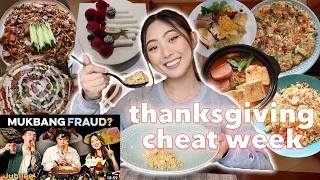 THANKSGIVING CHEAT WEEK | WHAT I EAT IN A WEEK (korean food!) | Jubilee Mukbang Behind-the-Scenes