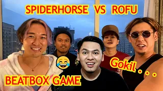 GOKIL...😂 Beatbox Game - SPIDERHORSE vs アジアチャンピオン(ROFU) | Reaction