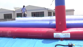 inflatable jumping volley ball court