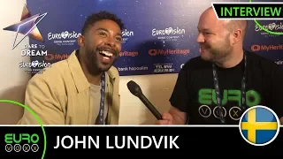 SWEDEN EUROVISION 2019: John Lundvik - 'Too Late For Love'  (INTERVIEW)