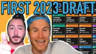 First 2023 Best Ball Draft! (ADPs Are INSANE)