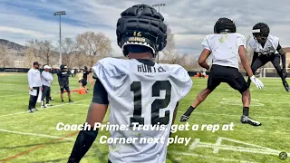 Travis Hunter’s FIRST TIME PLAYING CORNER BACK for COLORADO