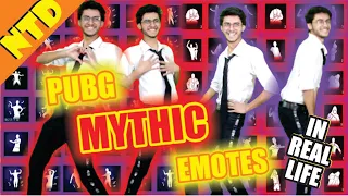 PUBG MYTHIC EMOTES *in real life* Challenge | PUBGPakistan | PUBGMobile | NTD Playz