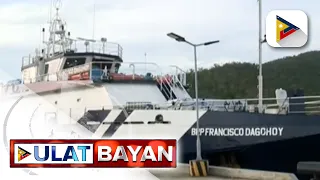 BRP Francisco Dagohoy na naghatid ng tulong sa mga mangingisda sa Pag-asa Island, binuntutan ng...
