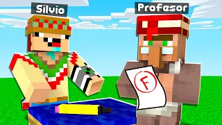 ¡Minecraft PERO tenemos UN PROFESOR! 🤓☝️🧠 SILVIOGAMER MINECRAFT PERO