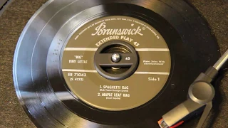 Big Tiny Little - Maple Leaf Rag - Brunswick Records - EB 71043 - Ringgold Texas TX
