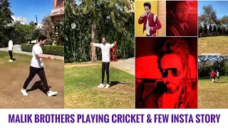 Armaan & Amaal Malik Playing Cricket With Friends || Fun Time & Insta Story || SLV2020