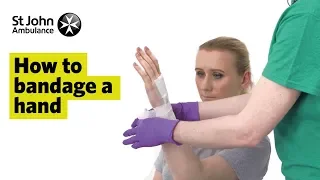 How to Bandage A Hand - First Aid Training - St John Ambulance