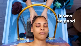 ASMR: Relaxing Vietnamese Headspa Water Massage with Shaving and Ear Cleaning!