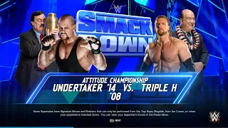 🔥WWE 2k24 🔥ATTITUDE CHAMPIONSHIPUNDERTAKER 14 VS. TRIPLE H'08