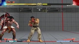 STREET FIGHTER V AE 3.75:Ryu Counter frame trap Micro Walk solar plexus 2