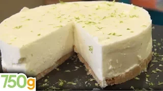 Recette de Cheesecake au citron vert sans cuisson - 750g