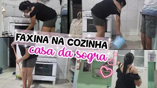 FAXINA NA COZINHA: Limpeza detalhada | veja o antes e o depois por casa limpa