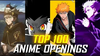 My Top 100 Anime Openings Of All Time