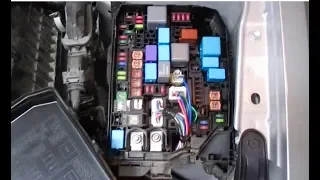 FUSE BOX Relay LOCATION Toyota Corolla 2009 2010 2011 2012 2013 2014 2015 2016 2017 2018 2019