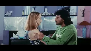 Robot Creates Female Robot to Fool Upendra | Hollywood Kannada Movie Part-5 | Ananthnag