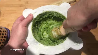 Pesto  - Authentic Ligurian Recipe - with Chef G.S. Argenti